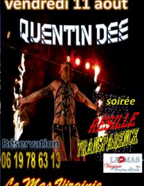 SOIREE RESILLE TRANSPARENCE/ SHOW QUENTIN DEE