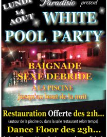 white pool party
