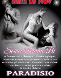 SOIREE FEMME BI DES 21H