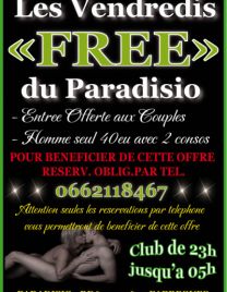 LES VEND "FREE" (gratuit) PARADISIO