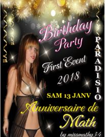 BIRTHDAY PARTY LIBERTINE &quot;EVENEMENT&quot;