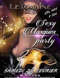 SAMEDI 24 FEVRIER SEXY MASQUES PARTY