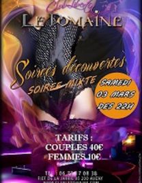 SAMEDI 03 MARS SOIRÉE DÉCOUVERTE EN MIXTE