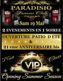 EVENEMENT "OUVERTURE DU PATIO D ETE"