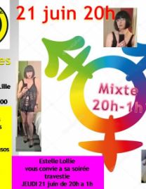 soirée travestie trans et adeptes hpommes couples femmes 