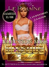 SAMEDI 11 AOUT ELECTION MISS LINGERIE