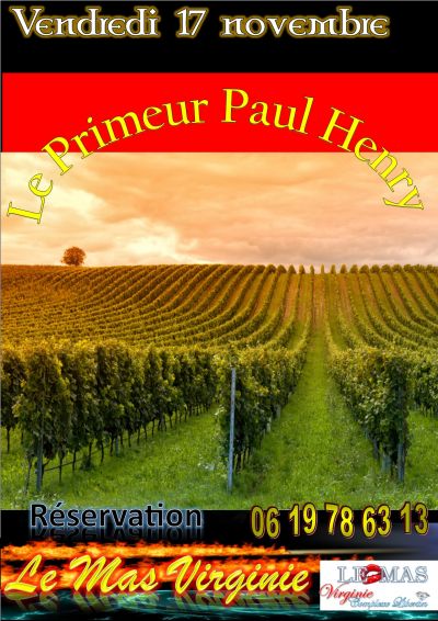 SOIREE PRIMEUR PAUL HENRY